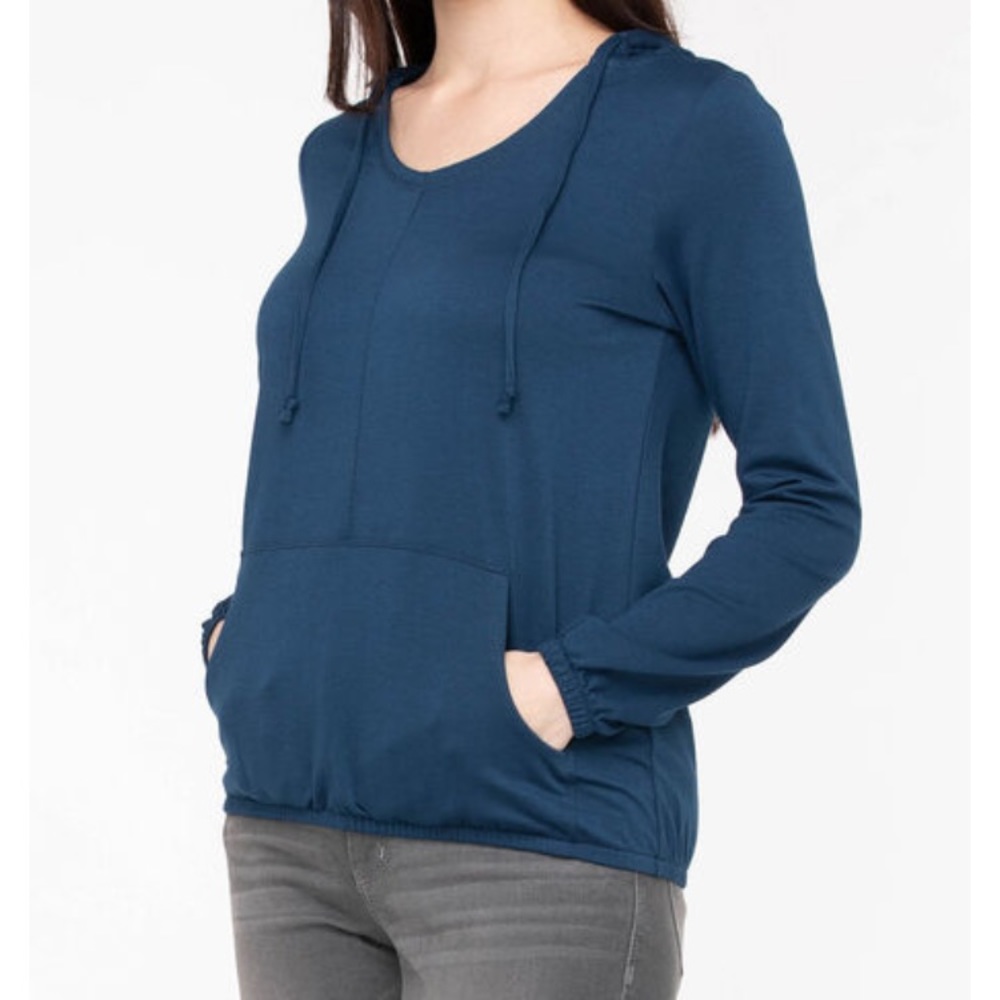 Ricki’s Long Sleeve Bubble Hem Hoodie